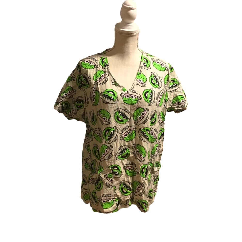 Sesame Street Scrubs Top